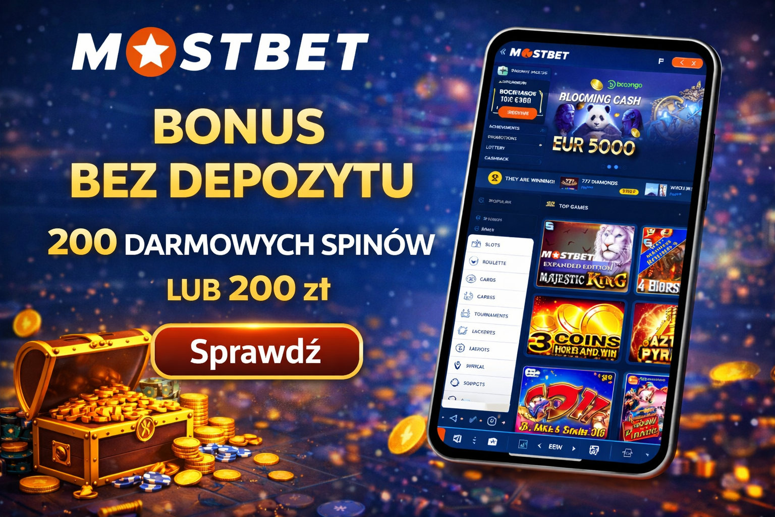 Mostbet Casino bonus bez depozytu