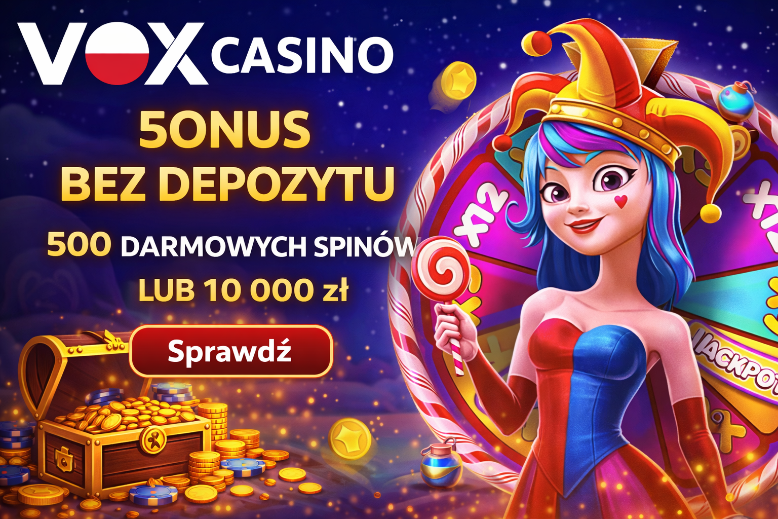 Vox Casino bonus bez depozytu