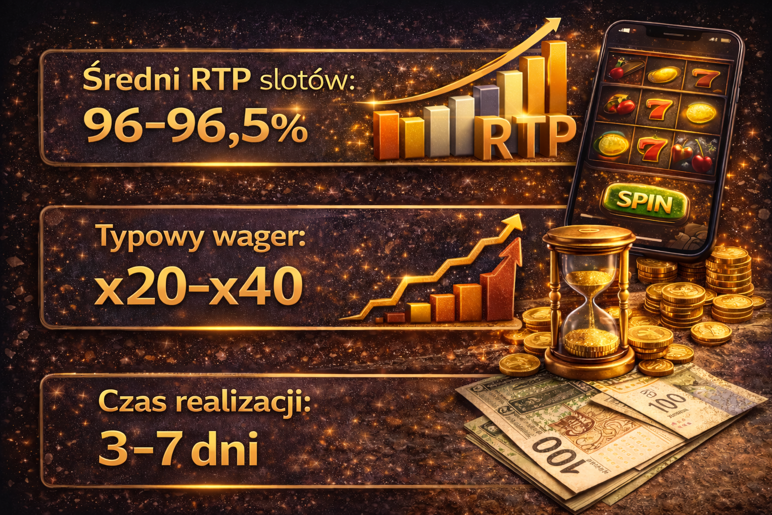 Warunki otrzymania bonusu 20 spinów